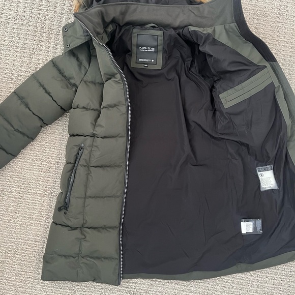 Noize Hannah  Heavyweight Mid-length Parka. Green. Size M. EUC - Picture 10 of 11